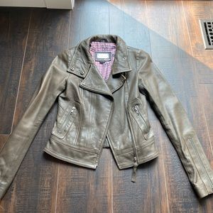 Aritzia Genuine Lamb Leather Jacket